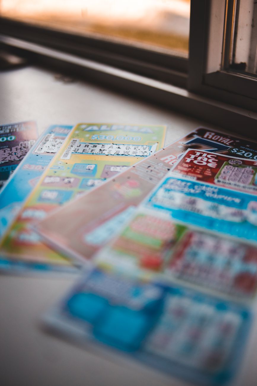 brochures placed on window sill